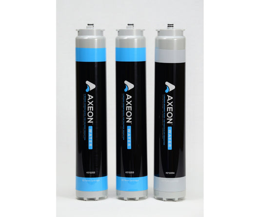 AXEON HYDRO RO EZ-Twist Sediment and Carbon Cartridges, 3-pack